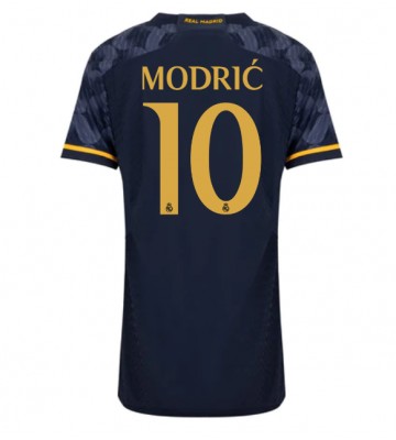 Real Madrid Luka Modric #10 Replika Udebanetrøje Dame 2023-24 Kortærmet